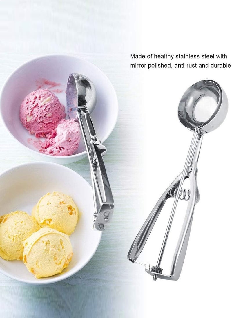 Generic - New 6CM ICE CREAM SCOOP STAINLESS STEEL ICE CREAM SPOON BALL SCOOPER - Image 1