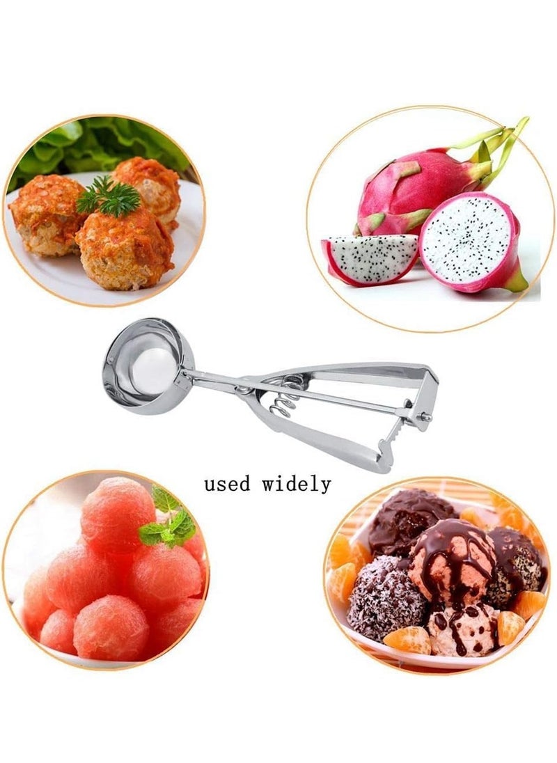 Generic - New 6CM ICE CREAM SCOOP STAINLESS STEEL ICE CREAM SPOON BALL SCOOPER - Image 1