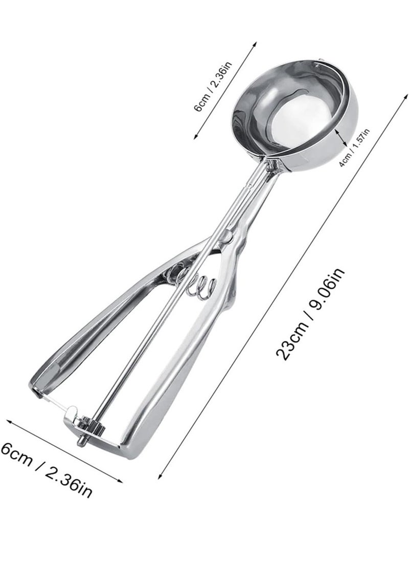 Generic - New 6CM ICE CREAM SCOOP STAINLESS STEEL ICE CREAM SPOON BALL SCOOPER - Image 1