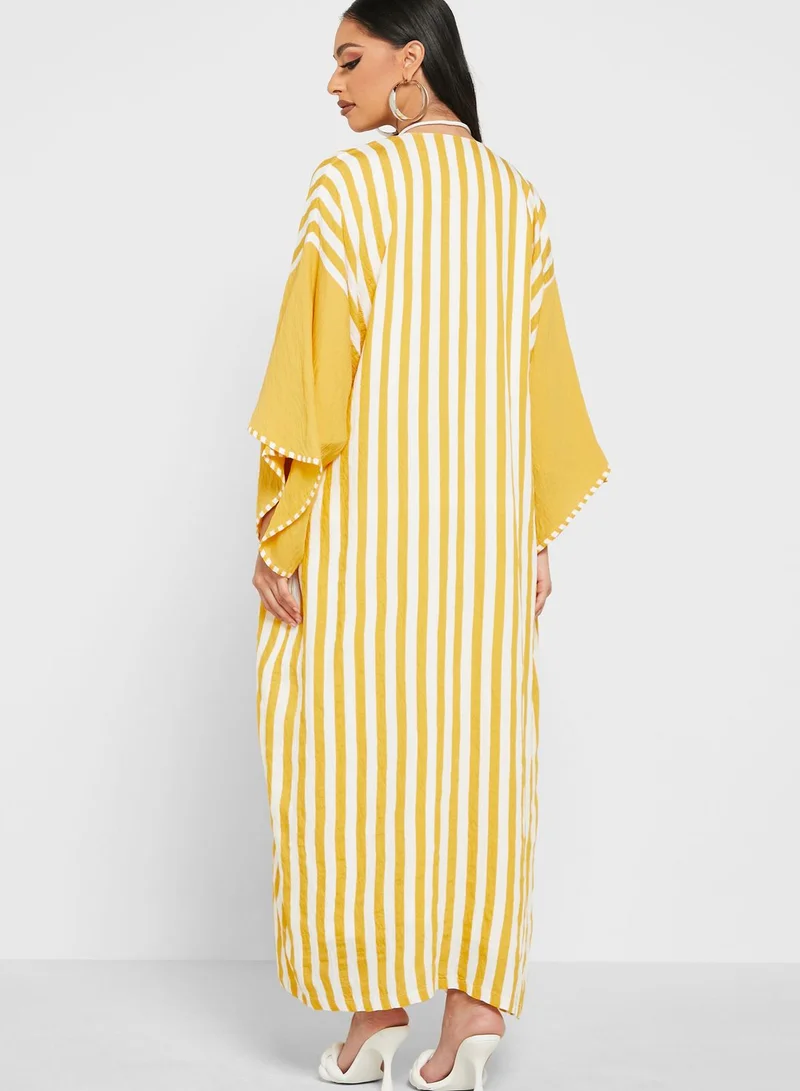 House of Moda Printed Oversized Abaya