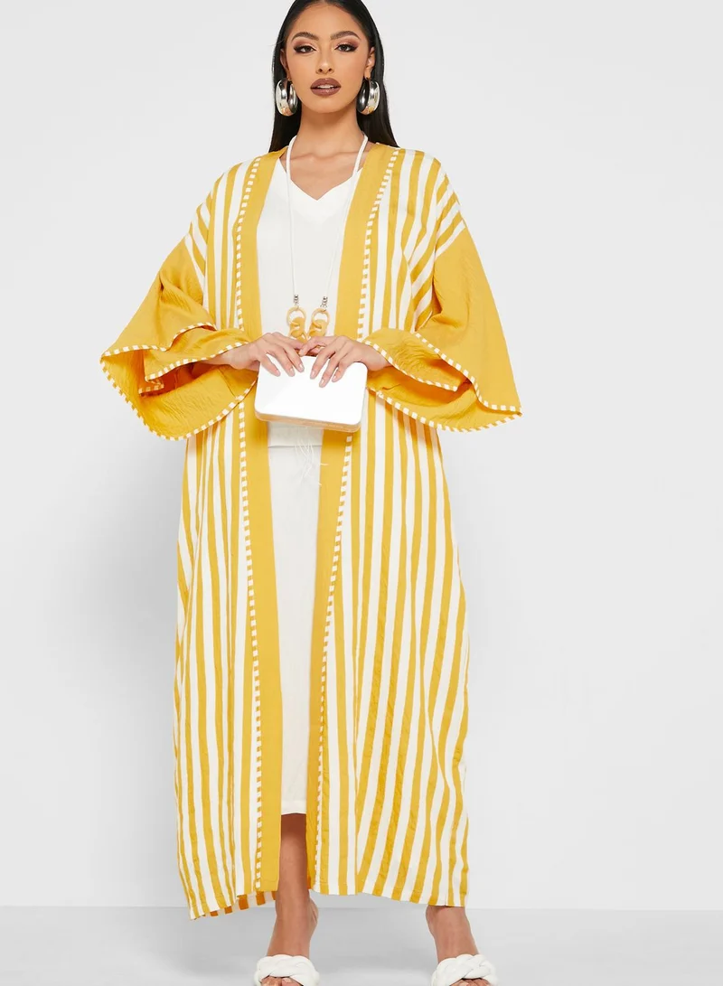House of Moda Printed Oversized Abaya
