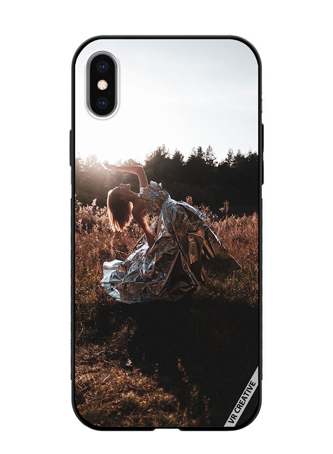 VR CREATIVE Protective Case Cover For Apple iPhone XS Max Girl Dance Pose Design Multicolour - Image 1