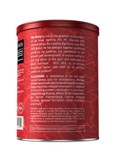 BIG RAMY LABS Red Rex Glutamine 5000mg 60 Serving 300g  - Image 2