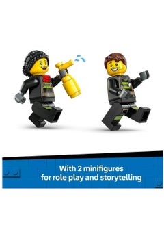 LEGO LEGO Fire Engine With Ladder Toy Vehicle Set With A Truck And 2 Firefighter Minifigures - Building Set 42643  - Image 4