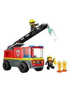LEGO LEGO Fire Engine With Ladder Toy Vehicle Set With A Truck And 2 Firefighter Minifigures - Building Set 42643  - Image 2