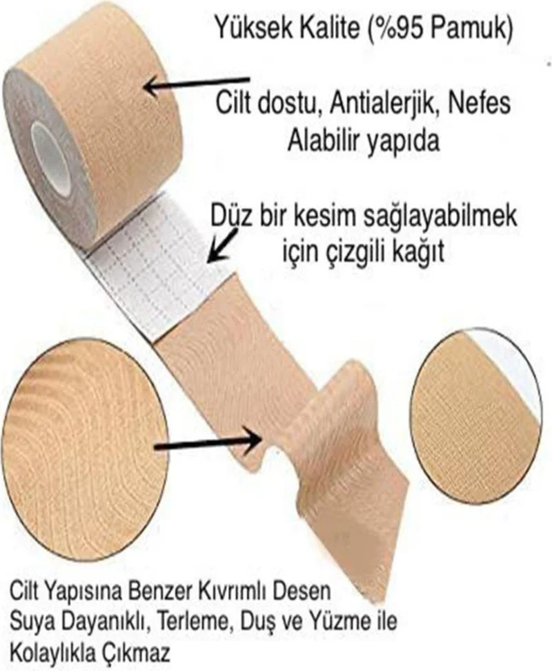 Bkmc Chest (Breast) Tape, Breast Lift Tape, Breast Lifter Skin Color