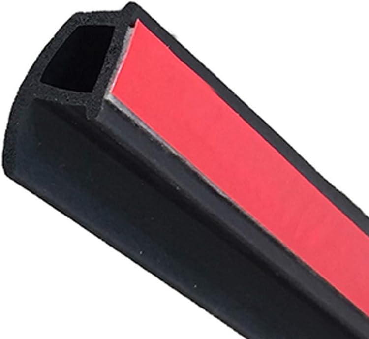 ESUPPORT 157" 4M P Shape Car Door Window Trim Edge Moulding Rubber Weatherstrip Seal Strip - Image 1