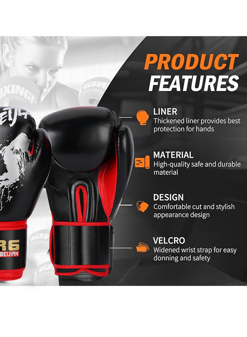 Splendors 12oz Professional Boxing Gloves Super Protection Stability Boxing Train Gloves Punching Bag Gloves White - Image 5