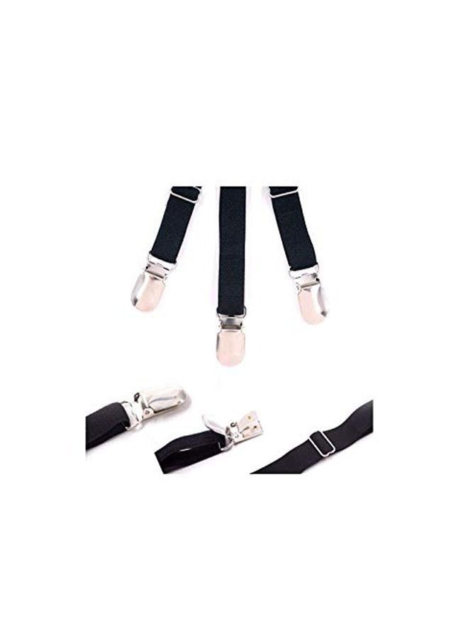 Shirt Stays,Shirt Holders, 2 Pcs, Unisex,Look Tidy & Neat All Day, Adjustable Ultra Soft Elastic Non - Slip Shirt Holders Crease-Resistance Belt Stirrup Style Suspenders - Image 3