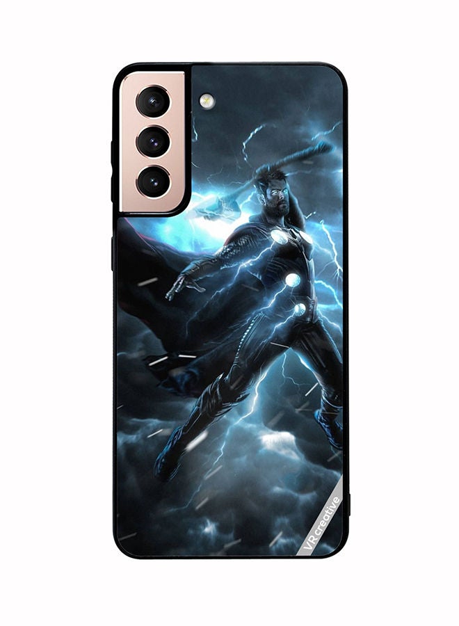 Protective Case Cover For Samsung Galaxy S21 5G Thor Design Multicolour