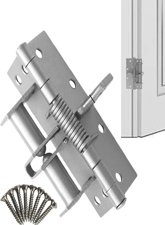 REDUCK Heavy Duty 3-in-1 Self-Closing Garage Door Hinge - Automatic Spring Hinge with 90° Positioning, Anti-Rust Folding Shelf Hinge & Invisible Door Closer, Multicolor - Image 1