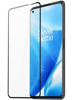 DUX DUCIS 9D Tempered Glass Screen Protector, Designed for OnePlus Nord N200, Medium Alumina Glass Film Full Glue HD Clear Phone Screen Protector - Black