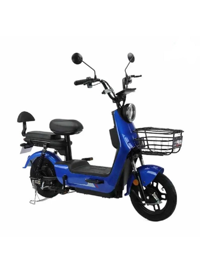 High Power Electric Motorcyle - Blue - Image 2
