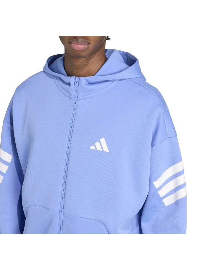 Adidas Future Icons Three Stripes Full-Zip Hoodie