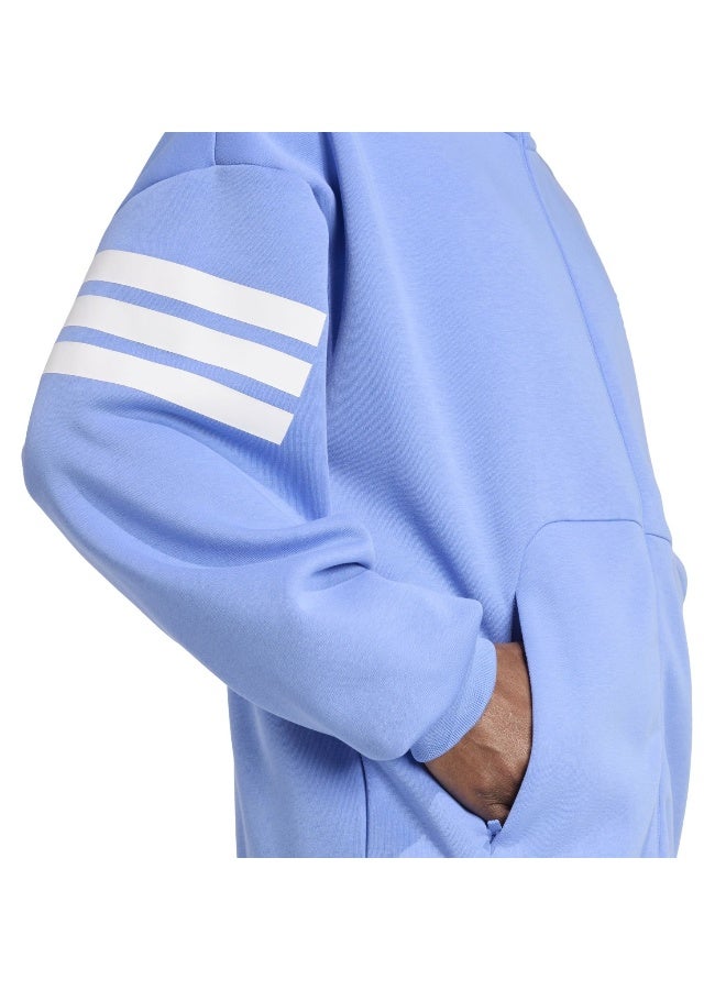 Adidas M Fi 3S Fz Blue Training Track Tops For Men XS  - Image 5