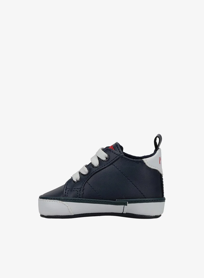 بولو رالف لورين QUILTON BEAR GORE High-Top Sneakers