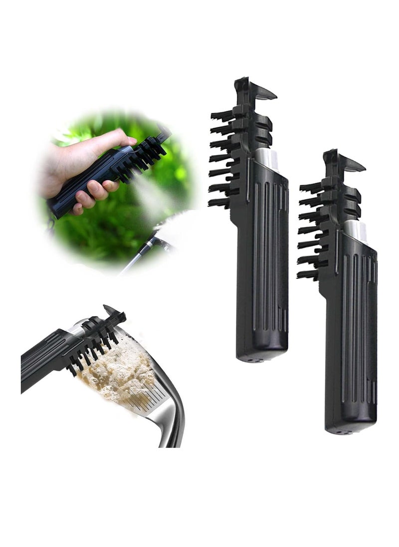 SYOSI - Golf Club Brush, 2 Pcs Professional Golf Club Cleaner Brush Squeeze Bottle Brush with Hook, Golf Club Brush Groove Cleaner Kit with Water, Retractable Golf Club Cleaning Brush - Image 1