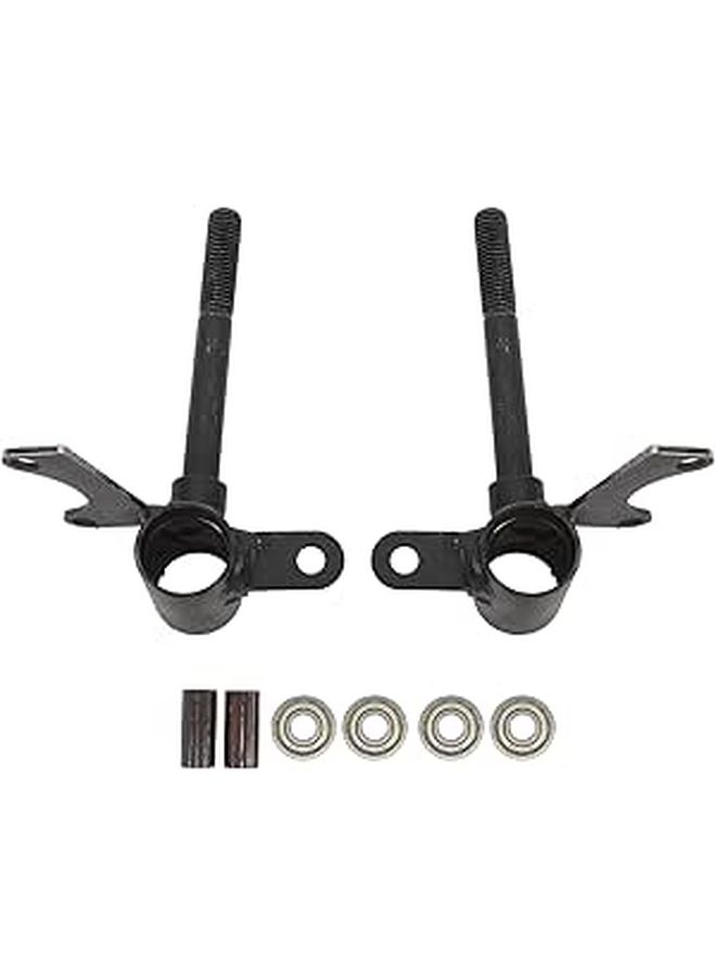Pair Of 10mm Front Steering Knuckle Spindles For Go Kart ATV - Image 1
