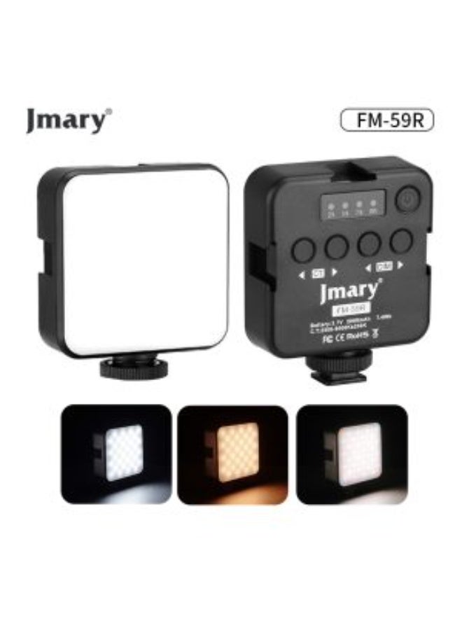 Jmary Mini Panel LED Light, FM-59R - Combact Size - Black - Image 2