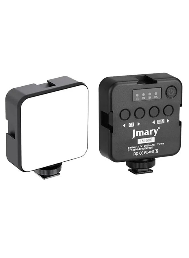 Jmary Mini Panel LED Light, FM-59R - Combact Size - Black - Image 4