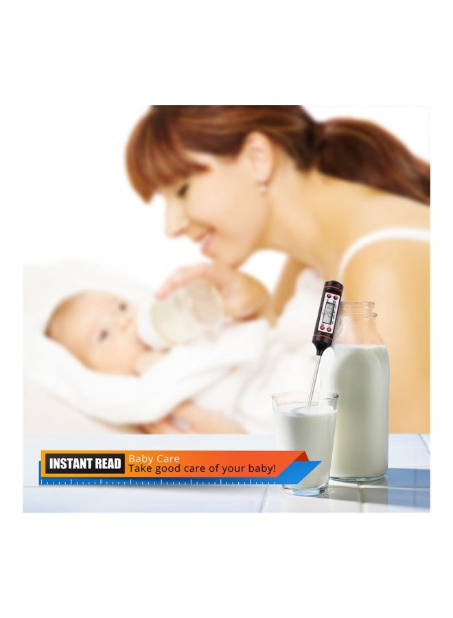 ماستيش مقياس حرارة رقمي إلكتروني أسود/ فضي/ أحمر 85سم - Image 4