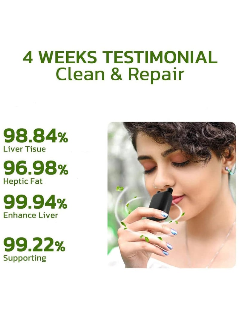 2Pcs Nasal Inhaler, Refreshing Vapor Sticks, Aromatherapy Inhaler, Minty Refreshing Vapor Rub, Eases Fatigue, Prevents Sleepiness in Class, and Makes Driving More Energetic, Portable, On-The-Go - Image 4