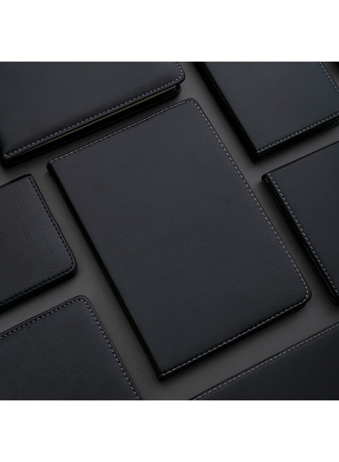 ام اند جي M&g Stationery دفتر ملاحظات بغلاف ناعم من الجلد الأسود، لوازم مكتبية للاجتماعات، كتاب محاضر المؤتمرات، مذكرة ميسورة التكلفة، يوميات، أعمال 32k/120 ورقة كتاب فردي Apy1bk78 - Image 4