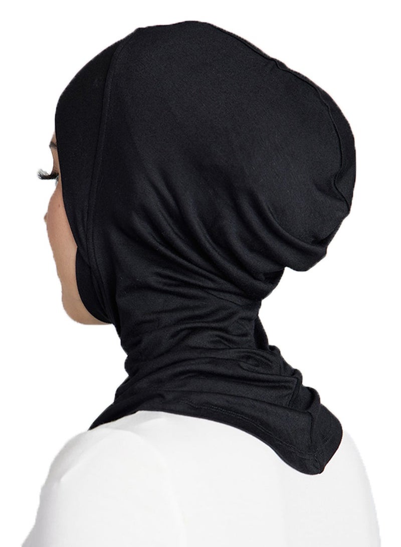 Modal Hijab Cap Muslim Stretchy Turban Full Cover Scarf Undercap Full Neck Coverage for Women  - Image 4