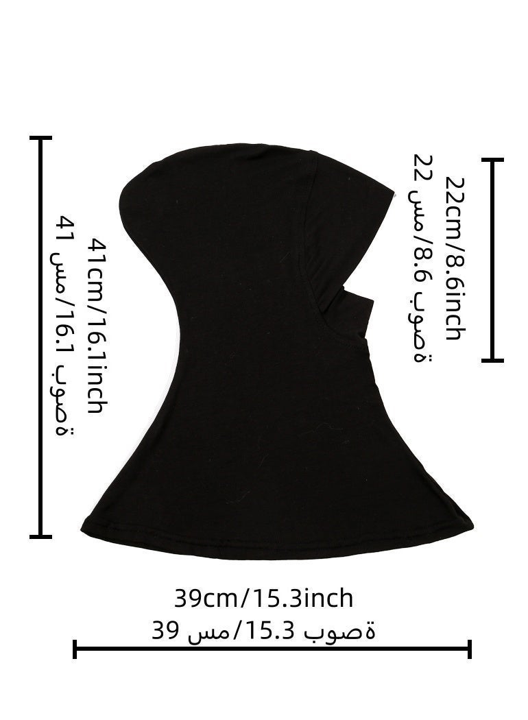 Modal Hijab Cap Muslim Stretchy Turban Full Cover Scarf Undercap Full Neck Coverage for Women - Image 5
