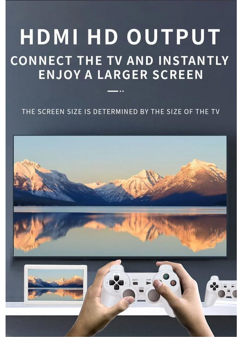 XP18 Portable Flat Panel Game Console with HDMI Output, 7-inch Screen, 4000mAh Battery, and Rechargeable Gamepad 64GB - Image 3