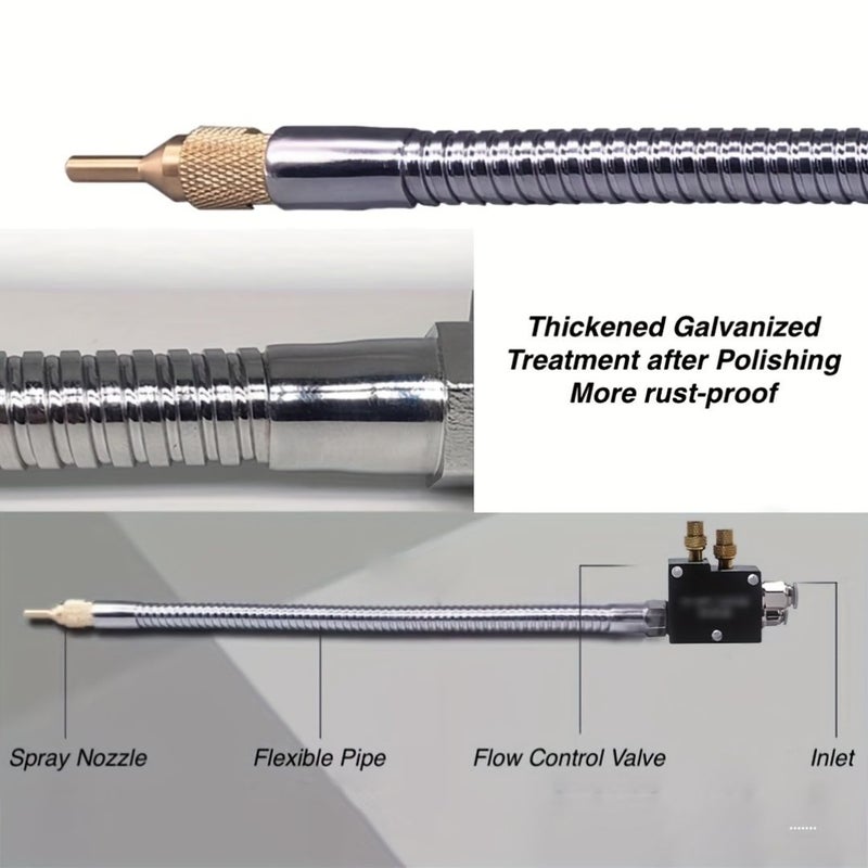 CNC Mist Coolant Spray System with Check Valve and Steel Pipes Modern Design - Image 5