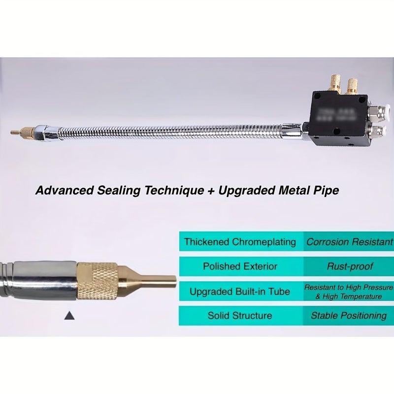 CNC Mist Coolant Spray System with Check Valve and Steel Pipes Modern Design - Image 3