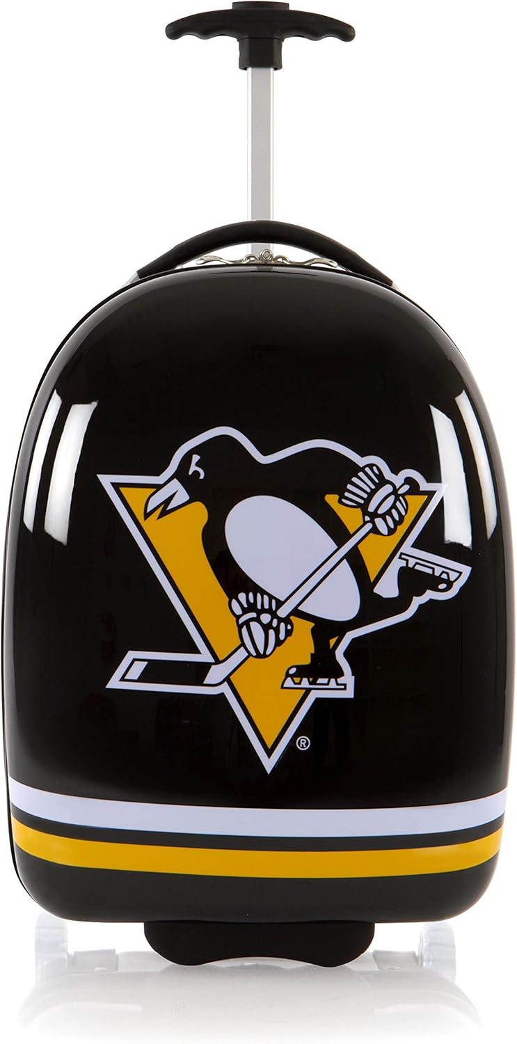 HEYS America NHL Officially Licensed Wheeled Luggage (Pittsburg Penguins, 18-Inch) - Image 2