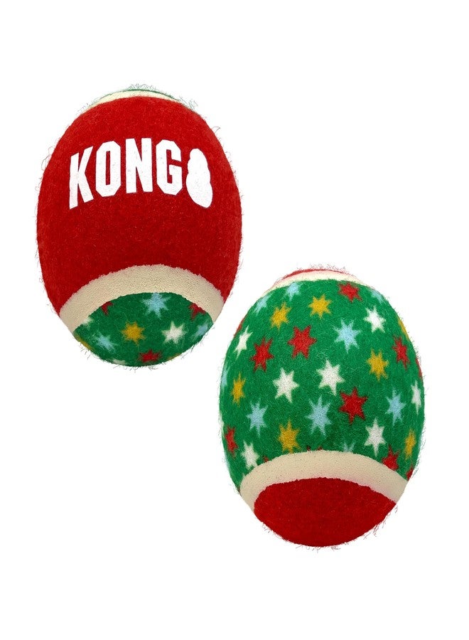 كونج كرات رياضية متنوعة من KONG للعطلات - عبوة من قطعتين - للكلاب الكبيرة - Image 2