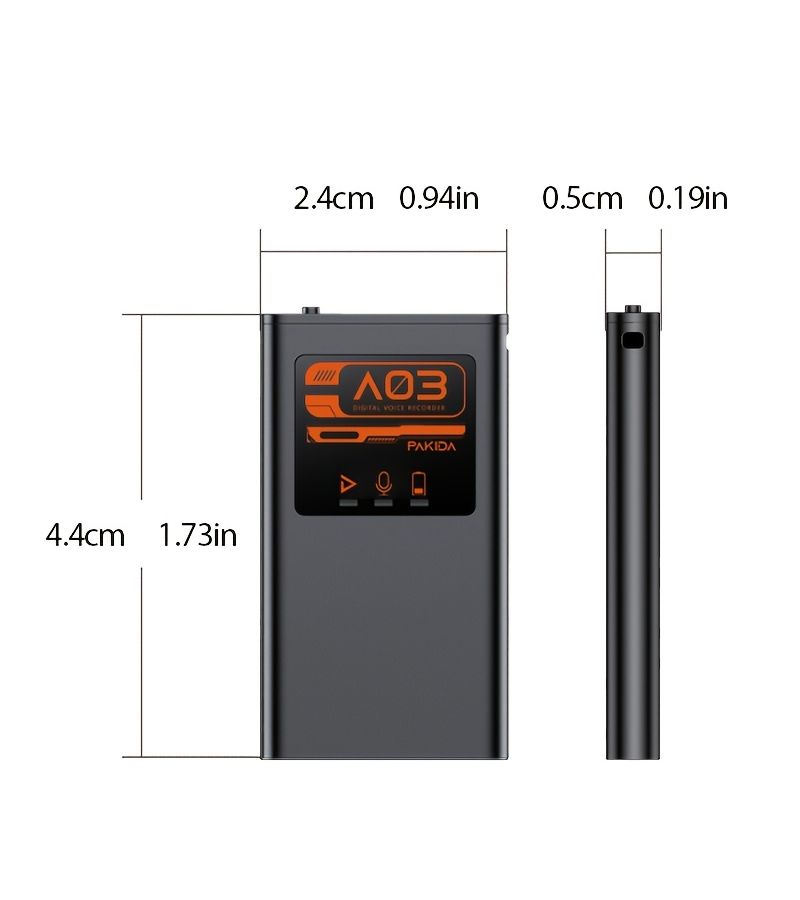 Voice Recorder With DSP AI Noise Reduction 32GB For Meetings Lectures - Image 1