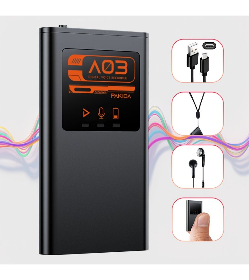 Voice Recorder With DSP AI Noise Reduction 32GB For Meetings Lectures - Image 4
