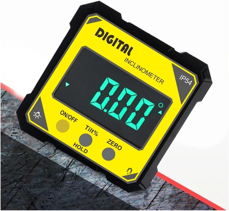 Digital Angle Finder, Magnetic Digital Angle Finder Protractor Inclinometer Fast & Stable Measurement Tool,Angle Finder(DLW22MD) - Image 2