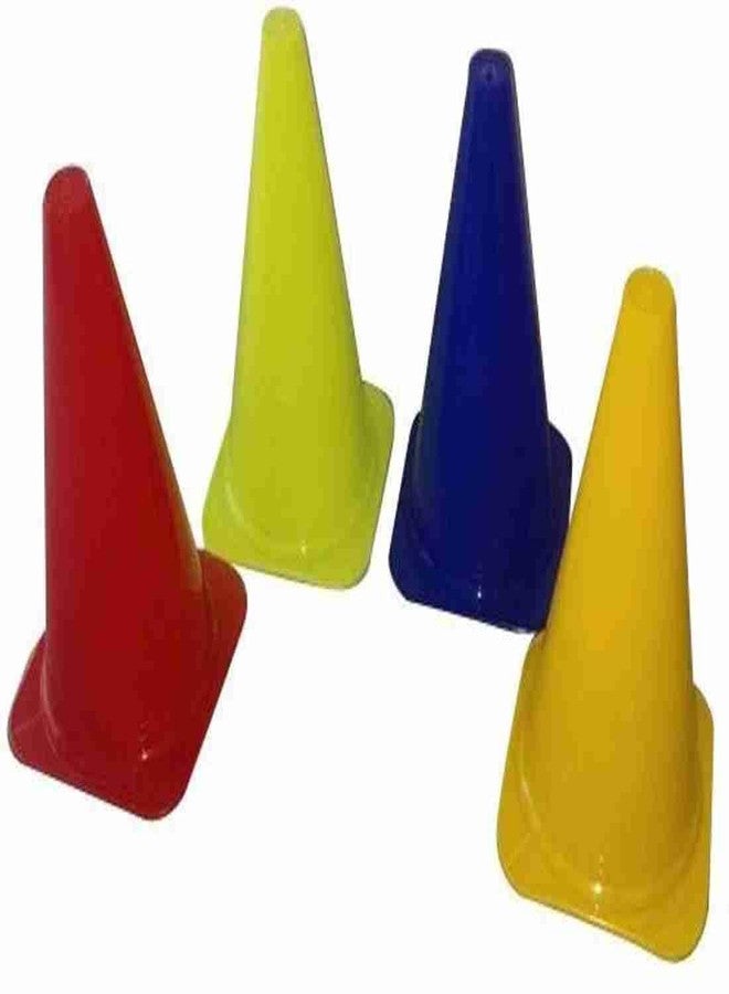 HYORTS® Training Cones, 15.24 cm, Set of 4, Multi-Colour Sports Agility Markers for Football,Cricket Basketball and Many More - Image 3