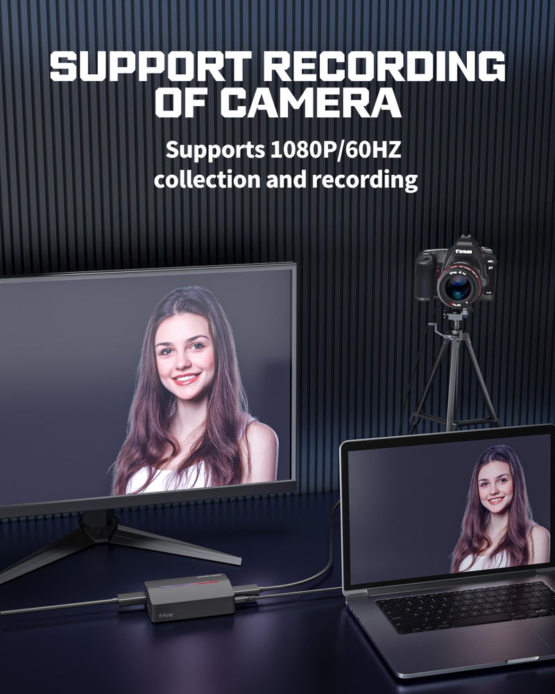 Ampligame V3 Capture Card: 1080P 60FPS Live Streaming & Recording for PS5/XBOX/SWITCH, with 4K/30 Pass-Through on PC/Laptop - Image 5