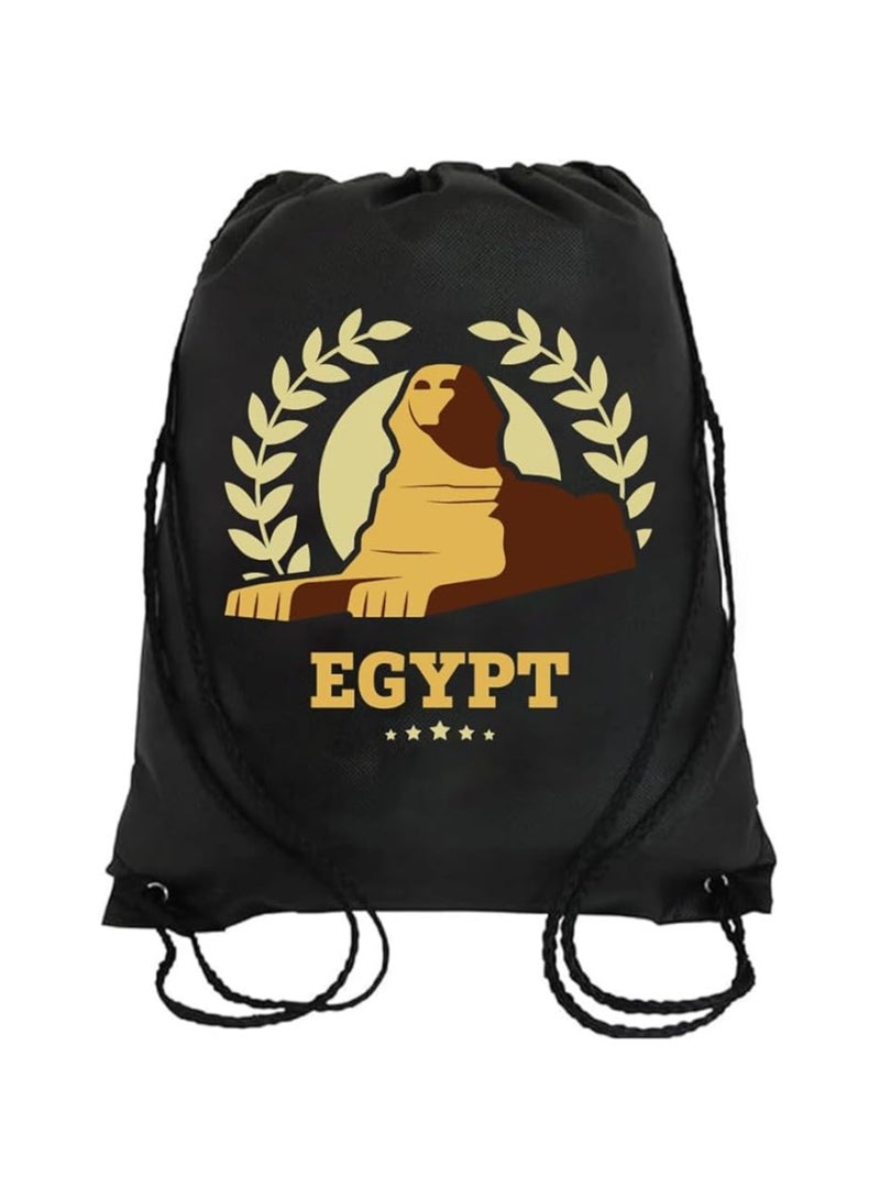 حقيبة برباط لليوم الوطني لمصر - هدية لليوم الوطني لمصر مع حقيبة سكاي لاين برباط - مثالية للصالة الرياضية والسفر - Image 1