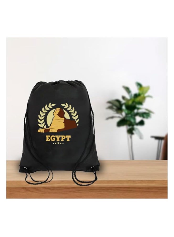 حقيبة برباط لليوم الوطني لمصر - هدية لليوم الوطني لمصر مع حقيبة سكاي لاين برباط - مثالية للصالة الرياضية والسفر - Image 3