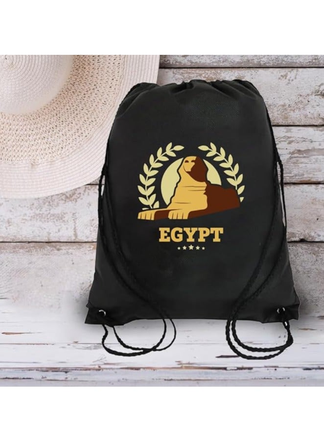 حقيبة برباط لليوم الوطني لمصر - هدية لليوم الوطني لمصر مع حقيبة سكاي لاين برباط - مثالية للصالة الرياضية والسفر - Image 4