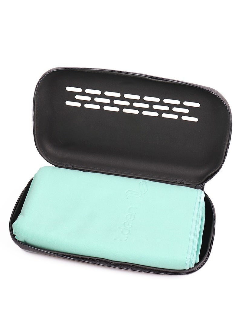 لدين منشفة الجسم المطورة (90*180 سم) تيفاني + حقيبة - Image 2