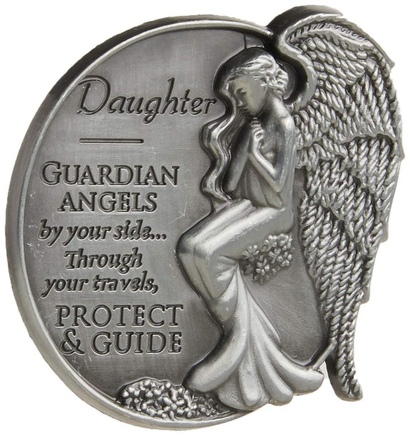 Angelstar 15682 Daughter Guardian Angel Visor Clip Accent, 2-1/2-Inch, Gray - Image 3