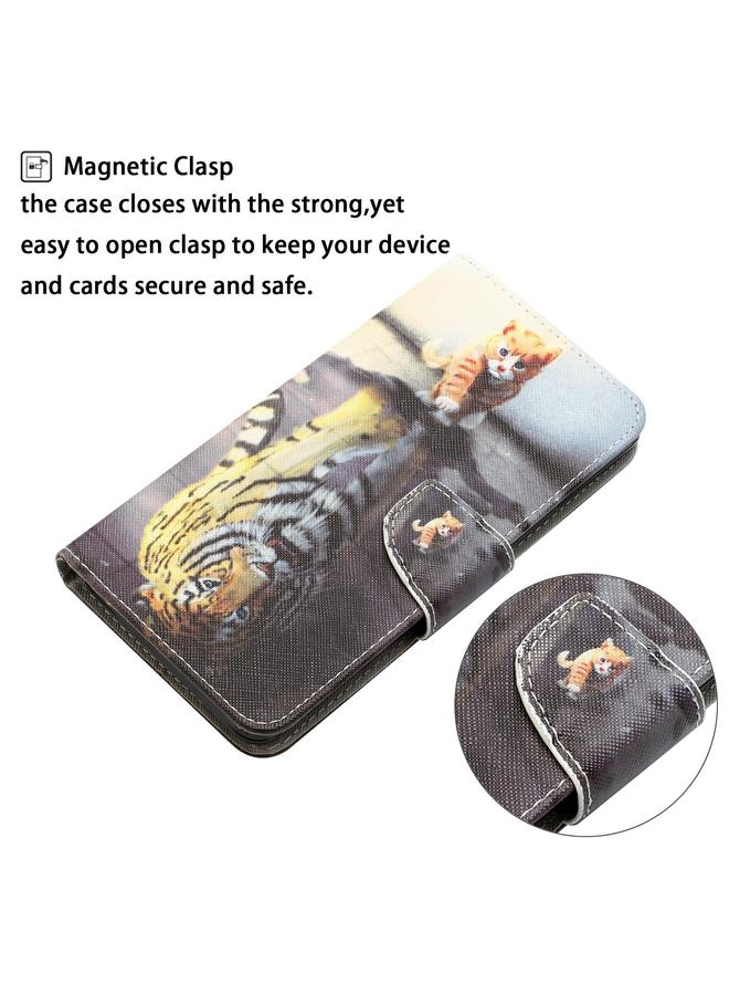 اس-توب جراب هاتف جلدي برسومات ملونة لهاتف Samsung Galaxy A54 - Image 5