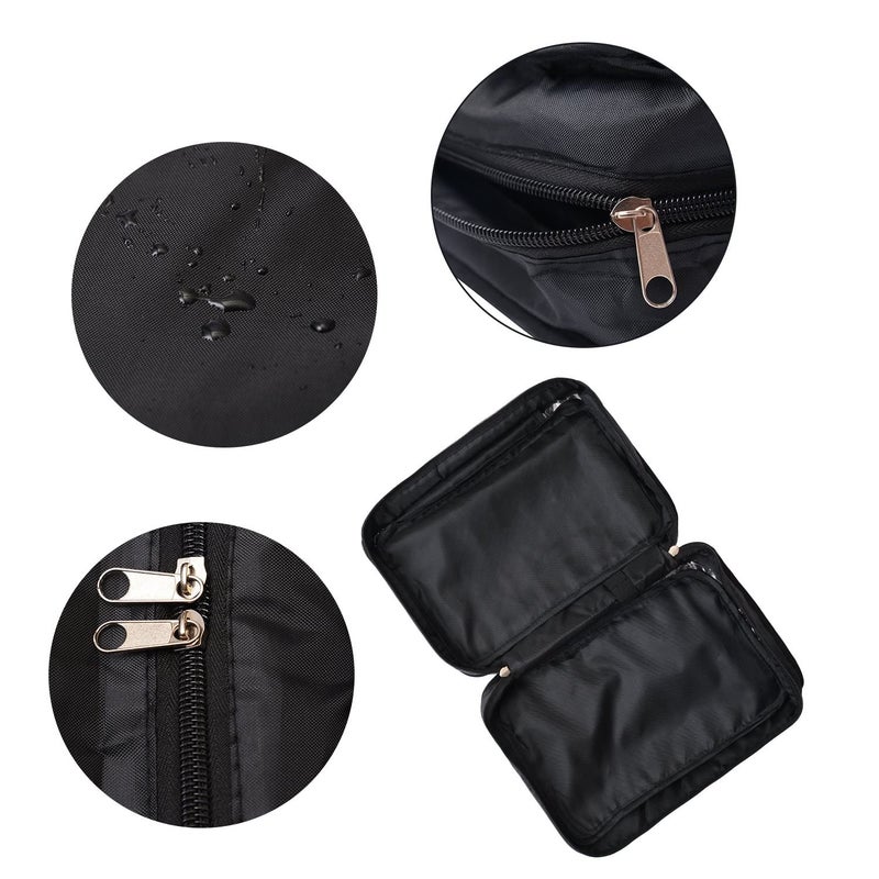 Shonpy All-Purpose Household Travel Organizer Accessory Toiletry Cosmetics Makeup Hanging Shaving kit Bag-Black - Image 2