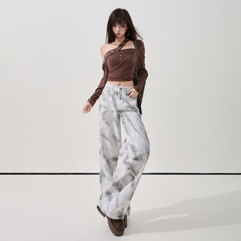 Unisex Classic Denim Jeans Loose Fit Daily Outdoor Wear - Image 5