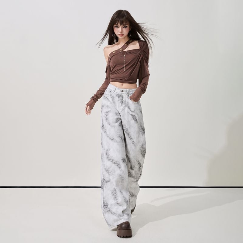 Unisex Classic Denim Jeans Loose Fit Daily Outdoor Wear - Image 4