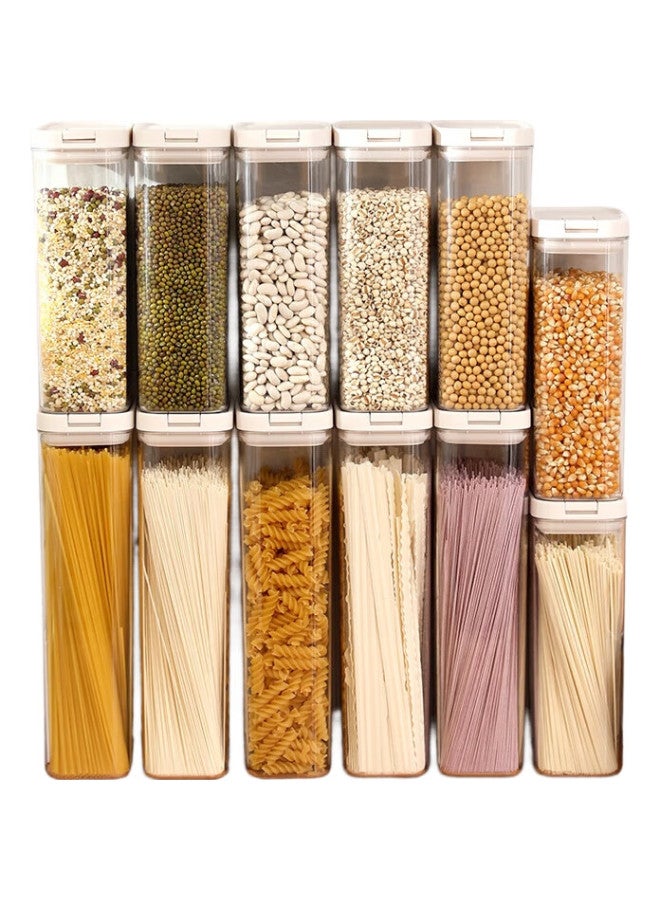 Dipple Dipuer Noodle Storage Box, Food-Grade Sealed Container, Grain And Noodle Storage Jar, Storage Tube, Kitchen Noodle Storage Box - Image 1