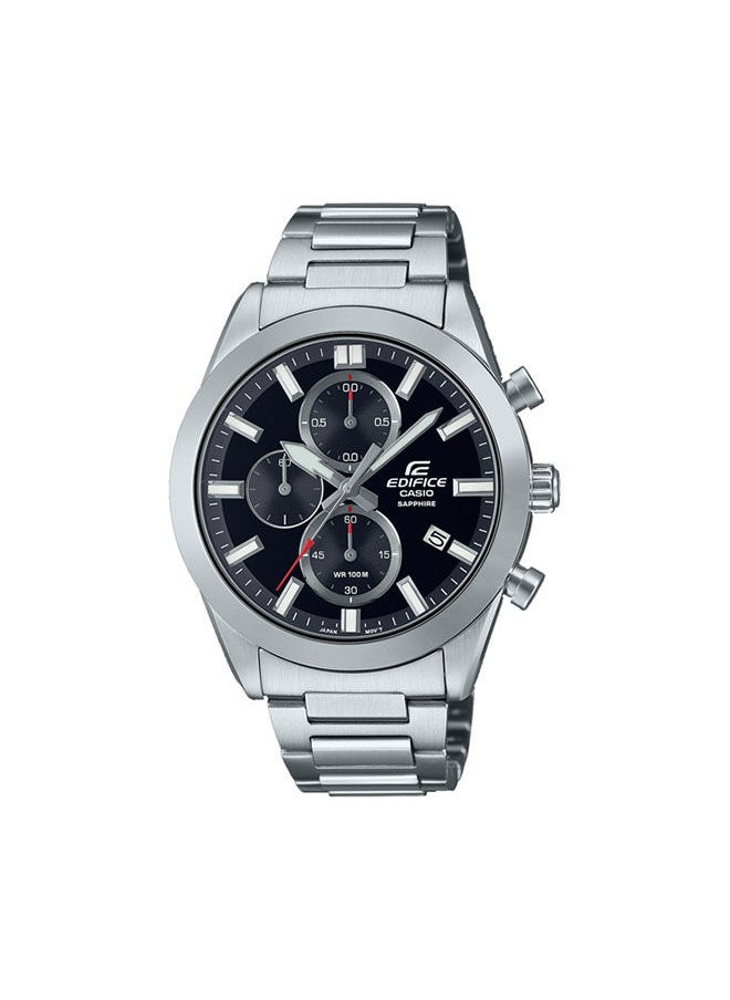 EDIFICE CASIO Stainless Steel Chronograph Watch EFB-710D-1AVUDF 